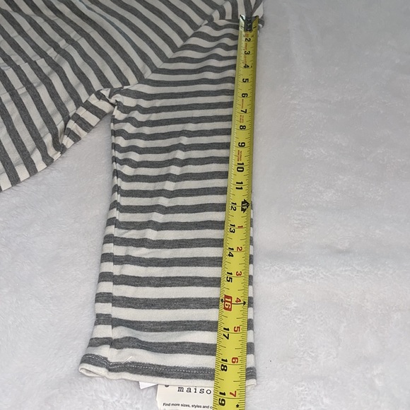 NWT Maison Jules Women’s Knit Shirt w/Bottom Lace & 3/4 Sleeve Size Large - Picture 8 of 10